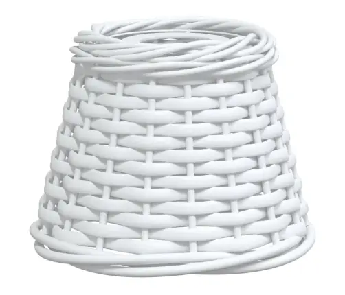 Griestu Lampas Abažūrs, Balts, Ø15X12 Cm, Pīts Vidaxl