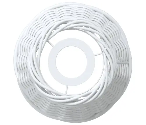 Griestu Lampas Abažūrs, Balts, Ø15X12 Cm, Pīts Vidaxl