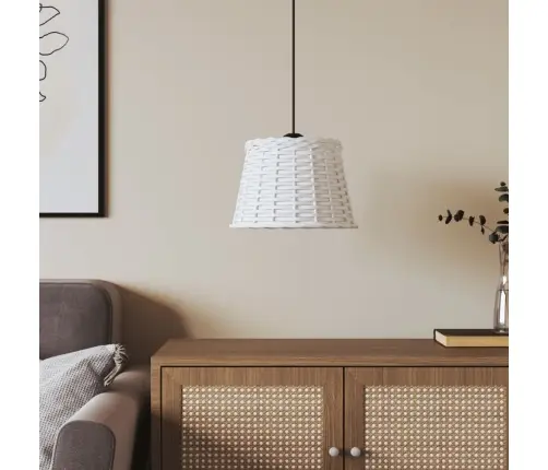 Griestu Lampas Abažūrs, Balta, Ø25X17 Cm, Pīts Vidaxl