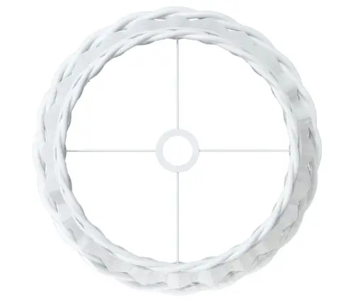 Lambivari, Valge, Ø45X28 cm Punutud