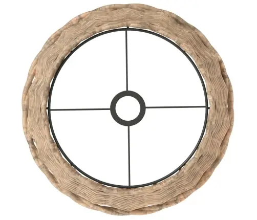 Lubinio Šviestuvo Gaubtas, Rudos Spalvos, 38X23cm Pintas