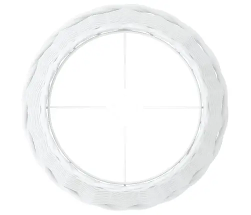 Lampas Abažūrs, Balts, Ø38X23 Cm, Pīts Vidaxl