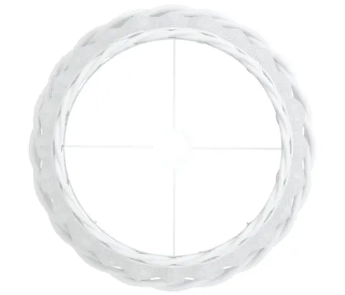 Lampas Abažūrs, Balts, Ø40X26 Cm, Pīts Vidaxl