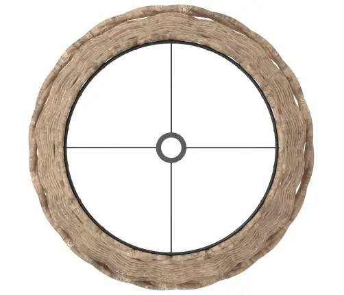 Lampas Abažūrs, Brūns, Ø25X17 Cm, Pīts Vidaxl