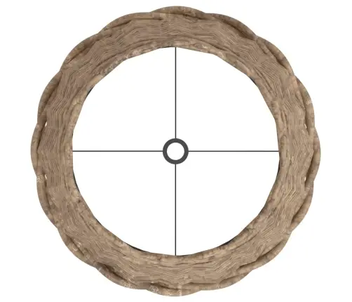 Šviestuvo Gaubtas, Rudos Spalvos, 30X20cm Pintas