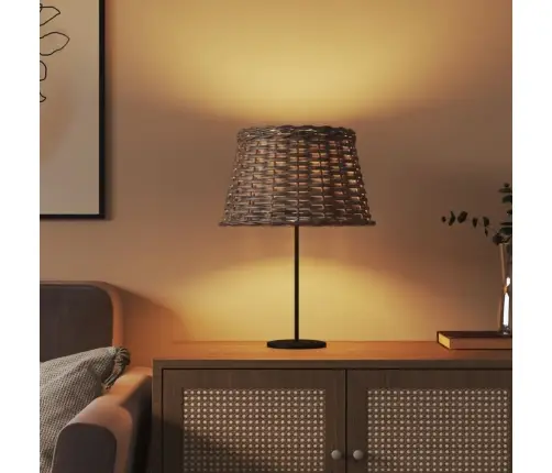 Lampas Abažūrs, Brūns, Ø38X23 Cm, Pīts Vidaxl