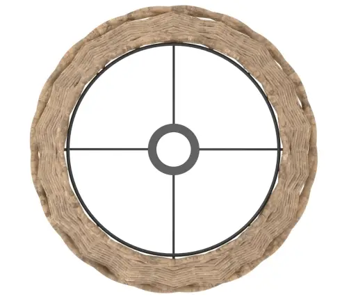 Lampas Abažūrs, Brūns, Ø38X23 Cm, Pīts Vidaxl