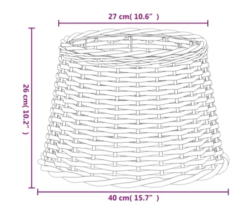 Lambivari, Pruun, Ø40 X 26 cm Vitstest