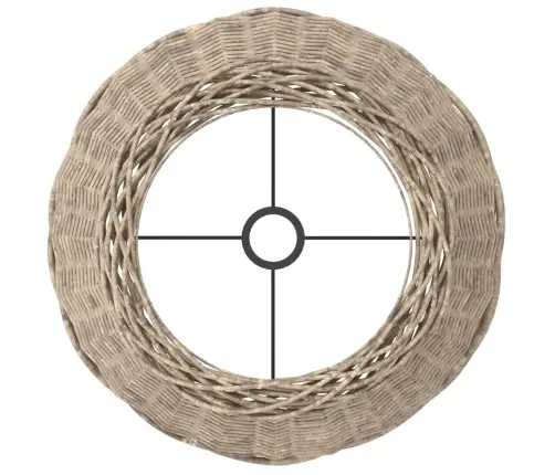 Lampas Abažūrs, Brūns, Ø45X28 Cm, Pīts Vidaxl