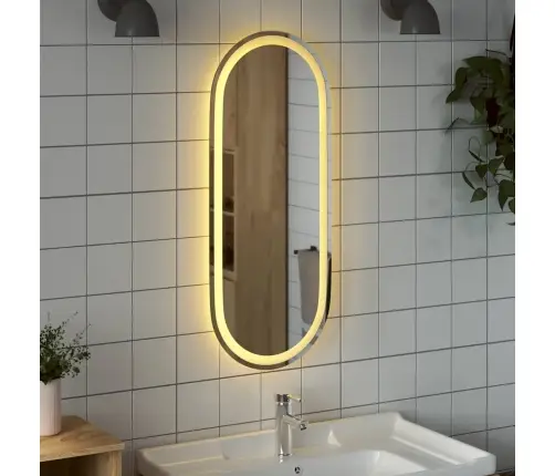 Led Vannitoapeegel, 90X40 cm Ovaalne