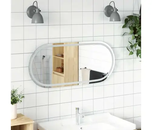 Led Vannitoapeegel, 100X45 cm Ovaalne