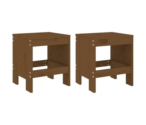 3-Daļīgs Dārza Mēbeļu Komplekts, Priedes Masīvkoks, Brūnas Vidaxl