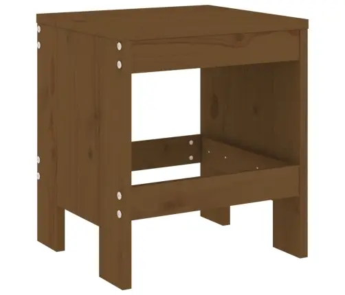 17-Daļīgs Dārza Mēbeļu Komplekts, Priedes Masīvk3Ks,Medus Brūns Vidaxl