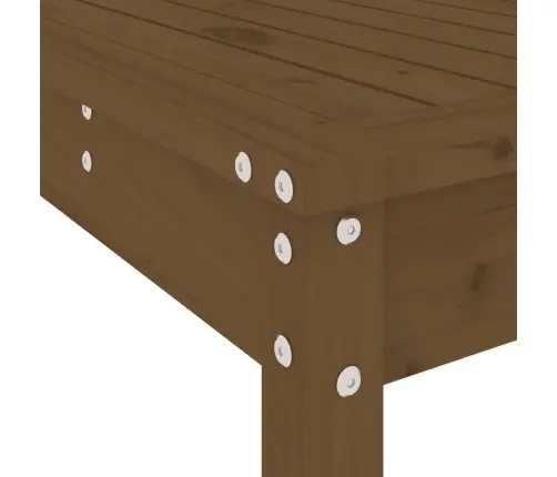 17-Osaline Aia Söögimööbli Komplekt, Meepruun, Männipuit