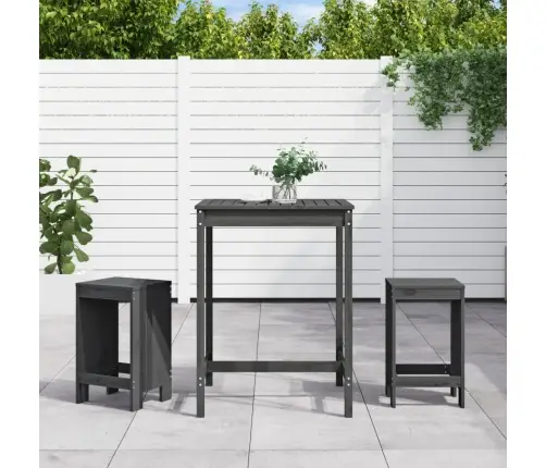 3-Osaline Aia Baarikomplekt, Hall, Männipuit