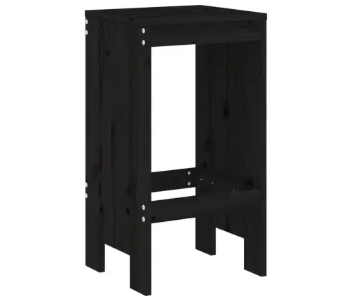 5-Osaline Aia Baarikomplekt, Must, Männipuit