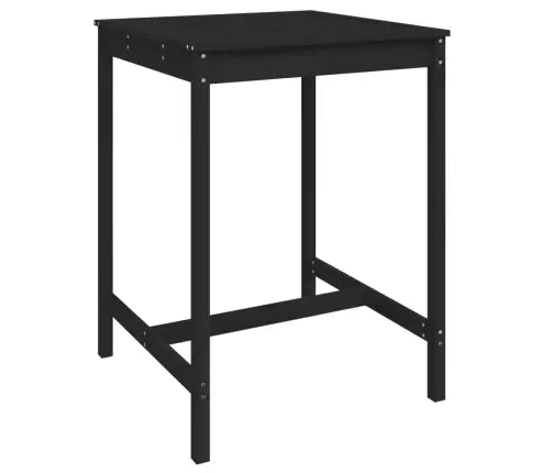 5-Osaline Aia Baarikomplekt, Must, Männipuit