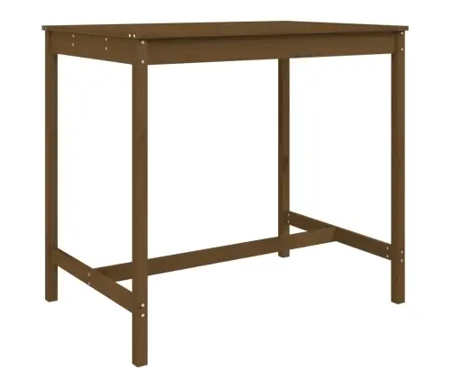 5-Daļīgs Bāra Mēbeļu Komplekts, Priedes Masīvkoks, Medus Brūns Vidaxl