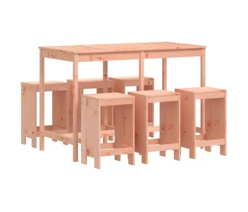 7-Daļīgs Dārza Bāra Mēbeļu Komplekts, Egles Masīvkoks Vidaxl