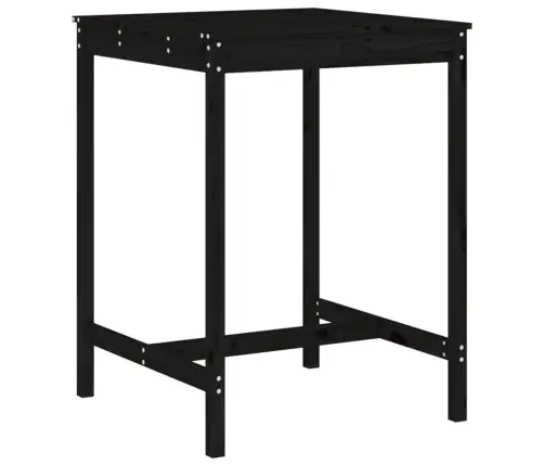 3-Osaline Aia Baarikomplekt, Must, Männipuit