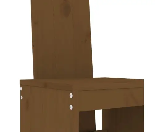 5-Daļīgs Bāra Mēbeļu Komplekts, Priedes Masīvkoks, Medus Brūns Vidaxl