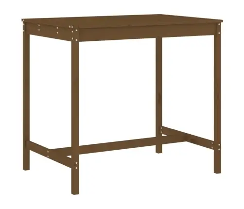 5-Daļīgs Bāra Mēbeļu Komplekts, Priedes Masīvkoks, Medus Brūns Vidaxl