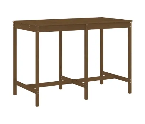 7-Daļīgs Bāra Mēbeļu Komplekts, Priedes Masīvkoks, Medus Brūns Vidaxl