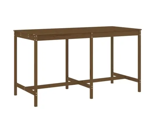 9-Daļīgs Bāra Mēbeļu Komplekts, Priedes Masīvkoks, Medus Brūns Vidaxl