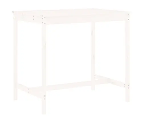 5-Osaline Aia Baarikomplekt, Valge, Männipuit