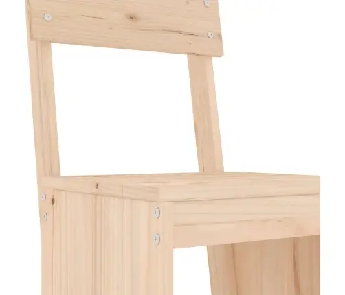 7-Daļīgs Dārza Bāra Mēbeļu Komplekts, Priedes Masīvkoks Vidaxl