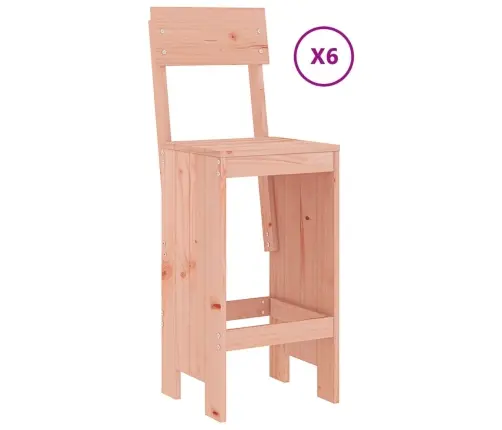 Sodo Baro Baldų Komplektas, 7 Dalių, Douglas Eglės Masyvas