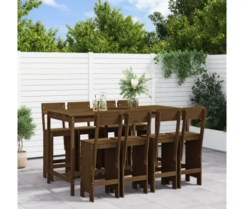 9-Osaline Aia Baarikomplekt, Meepruun, Männipuit