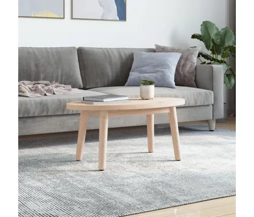 Galda Virsma, 70X35X2,5 Cm, Priedes Masīvkoks, Ovāla Vidaxl