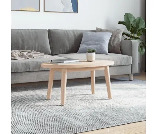 Lauaplaat 80 X 40 X 2,5 Cm Täispuidust, Mänd, Ovaalne