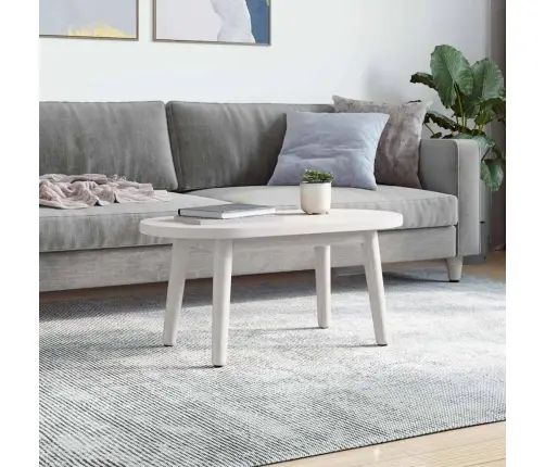 Lauaplaat, Valge, 60 X 30 X 2,5 cm Männipuit, Ovaalne