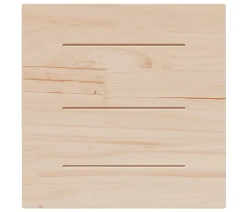 Stalviršis, 50X50X2,5cm Pušies Medienos Masyvas, Kvadratinis