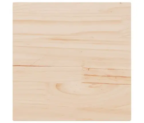 Stalviršis, 50X50X2,5cm Pušies Medienos Masyvas, Kvadratinis