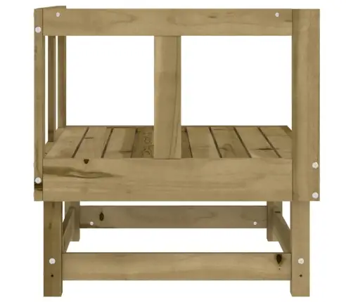 Dārza Stūra Dīvāns, Impregnēts Priedes Koks Vidaxl