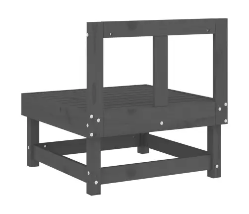 Vidurinė Sodo Sofos Dalis, Pilka, Pušies Medienos Masyvas