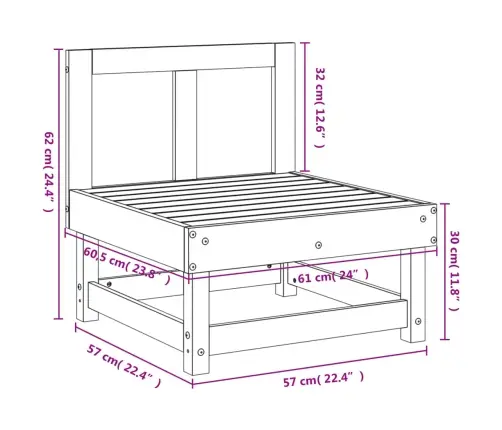 Aia Keskmine Diivan, Immutatud Männipuit