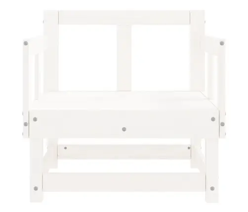 Dārza Krēsli, 2 Gab., Balti, Priedes Masīvkoks Vidaxl