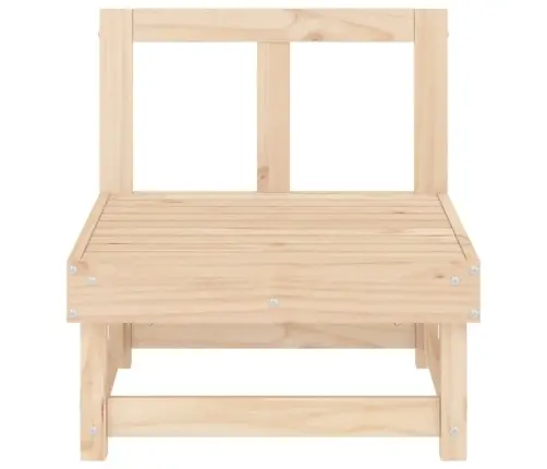 Vidējie Dārza Dīvāni, 2 Gab., Priedes Masīvkoks Vidaxl