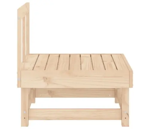 Vidējie Dārza Dīvāni, 2 Gab., Priedes Masīvkoks Vidaxl