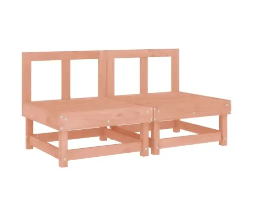 Vidējie Dārza Dīvāni, 2 Gab., Duglasa Egles Masīvkoks Vidaxl