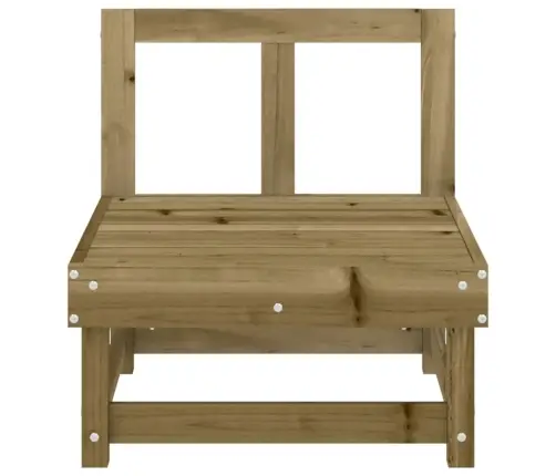 Vidējie Dārza Dīvāni, 2 Gab., Impregnēts Priedes Koks Vidaxl