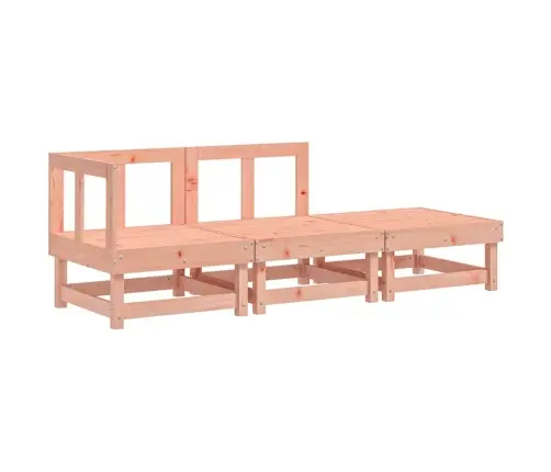 Sodo Poilsio Baldų Komplektas, 3 Dalių, Douglas Eglės Masyvas