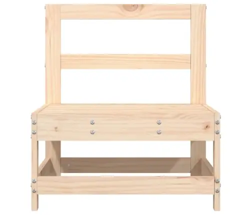 Vidējais Dārza Dīvāns, Priedes Masīvkoks Vidaxl