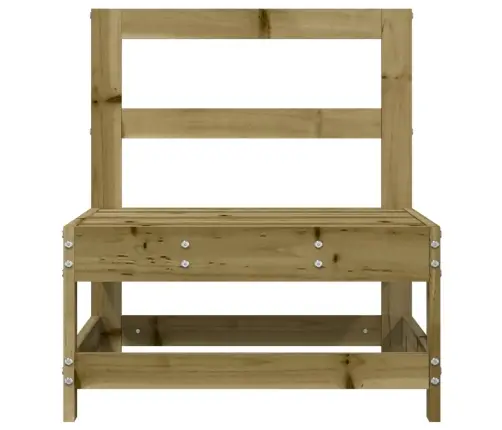 Vidējais Dārza Dīvāns, Impregnēts Priedes Koks Vidaxl Vidējais Dārza Dīvāns, Impregnēts Priedes Koks Vidaxl