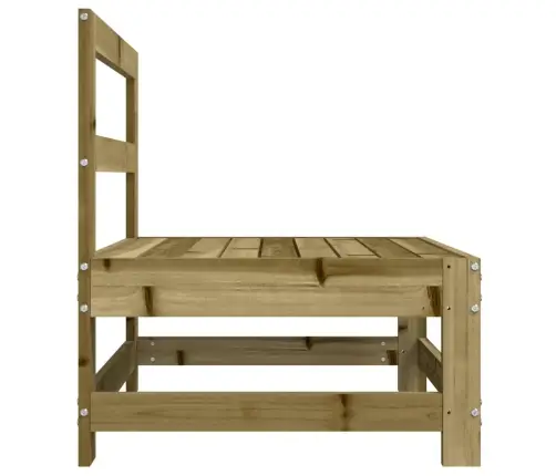 Vidējais Dārza Dīvāns, Impregnēts Priedes Koks Vidaxl Vidējais Dārza Dīvāns, Impregnēts Priedes Koks Vidaxl