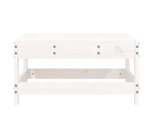 Dārza Kājsoliņš, Balts, Priedes Masīvkoks Vidaxl Dārza Kājsoliņš, Balts, Priedes Masīvkoks Vidaxl